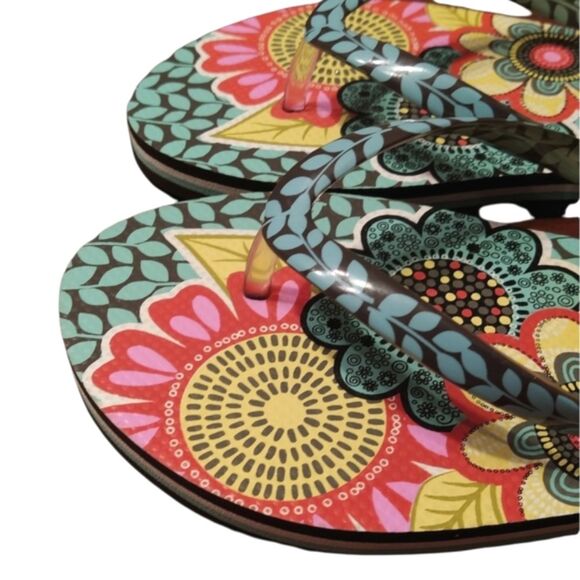 NWOT Vera Bradley Flip Flop Thong Sandals - Picture 4 of 12